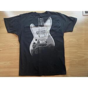 Nirvana Kurt Cobain “1969 Fender Mustang” T-shirt Mens M